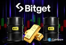 Bitget’s Daily CFD Volume Tops $6B Amid Demand for Gold, Oil Derivatives