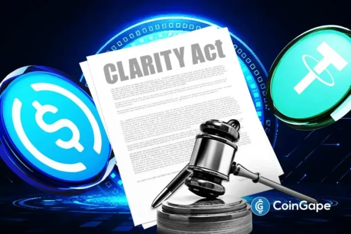 The CLARITY Act in the U.S. is stirring controversy once again. Banks are arguing over stablecoin yield provisions despite the release of the new language text. Issues regarding stablecoins yields are causing new friction between the banking industry and lawmakers. Ad Ad Banks Question New Stablecoin Yield Text In CLARITY Act “A divide is forming
The post <a href="https://coingape.com/clarity-act-faces-another-hurdle-as-banks-push-back-on-stablecoin-yield-compromise/">CLARITY Act Faces Another Hurdle As Banks Push Back On Stablecoin Yield Compromise</a> appeared first on <a href="https://coingape.com/">CoinGape</a>.