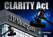 JPMorgan Hopeful On CLARITY Act 2026 Approval But Flags Major Political Risks